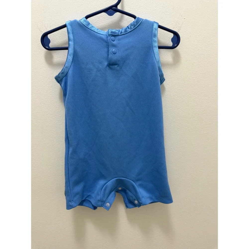 Jordan Baby Boys University Blue Air Jordan 23 Mesh Basketball Romper 12M